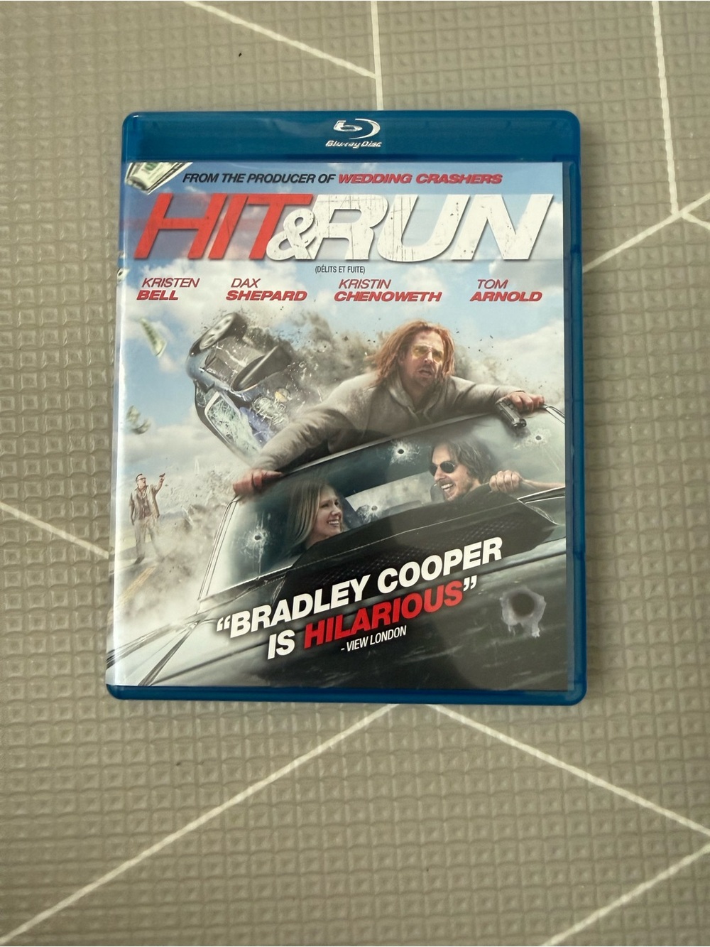 Hit & Run Blu-ray Movie - Blue Case